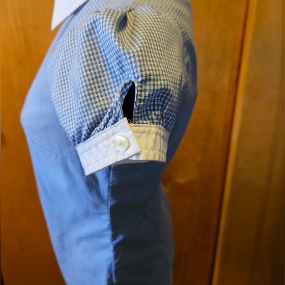 OLD NAVY x-small button-down checkered shirt - Picture 8 of 13
